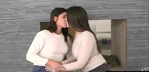  (Valentina Nappi & Leah Gotti) Teen Hot Lesbians Girls Play In front Of Cam vid-28